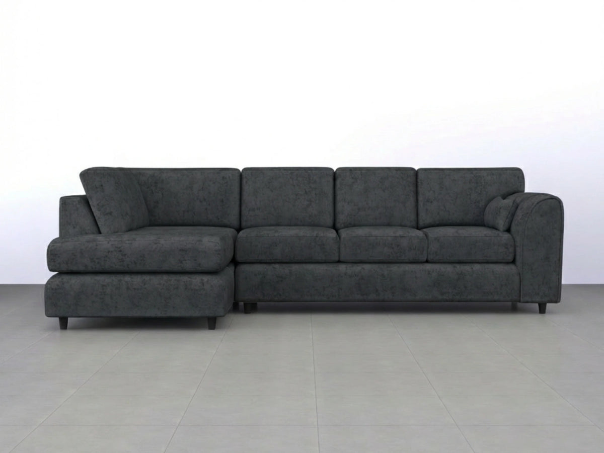 XL Left Hand Facing Dark Grey