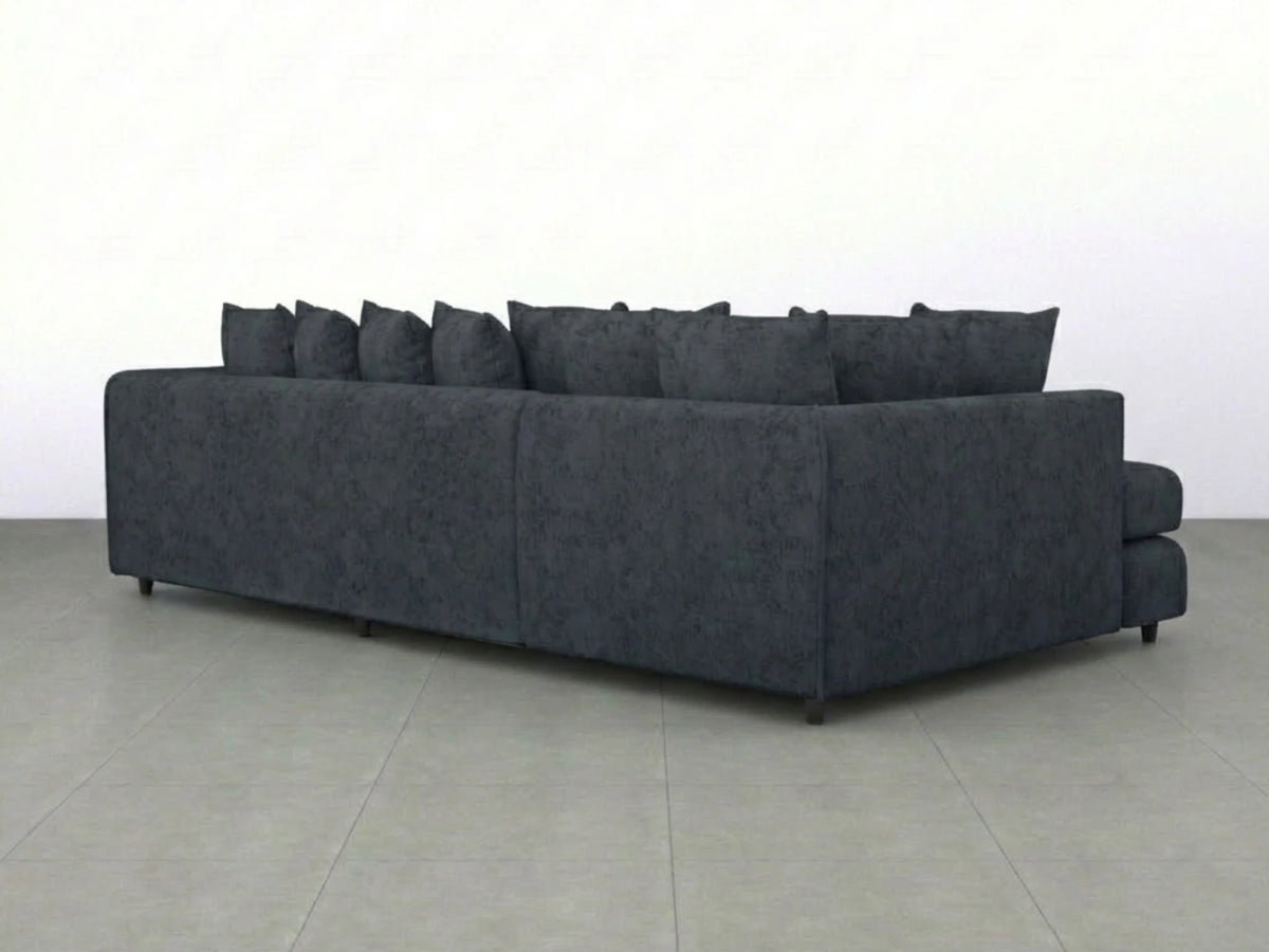 XL Left Hand Facing Dark Grey