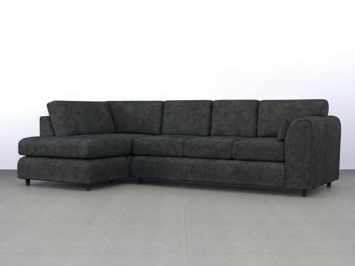 XL Left Hand Facing Dark Grey