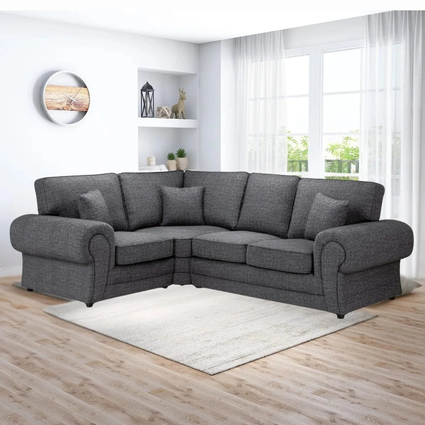 Wilcot fabric L SHAPE Sofa