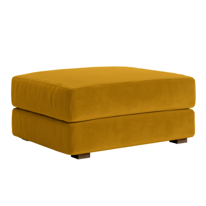 Plush Fabric Footstool