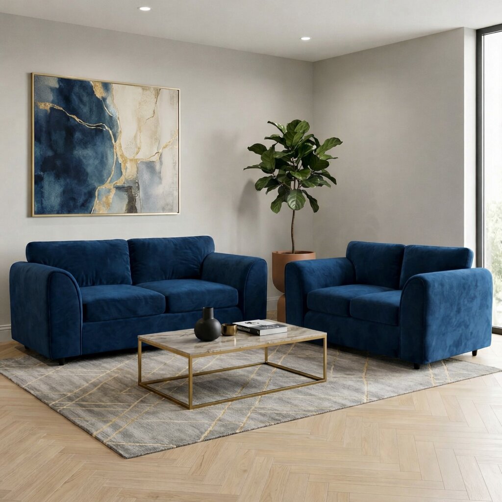 3 + 2 seater Midnight Blue