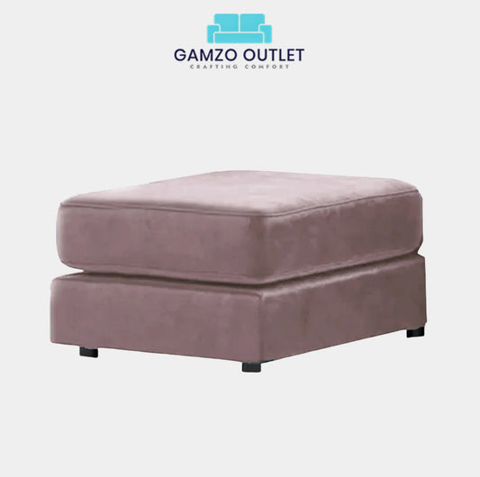 Plush Fabric Footstool