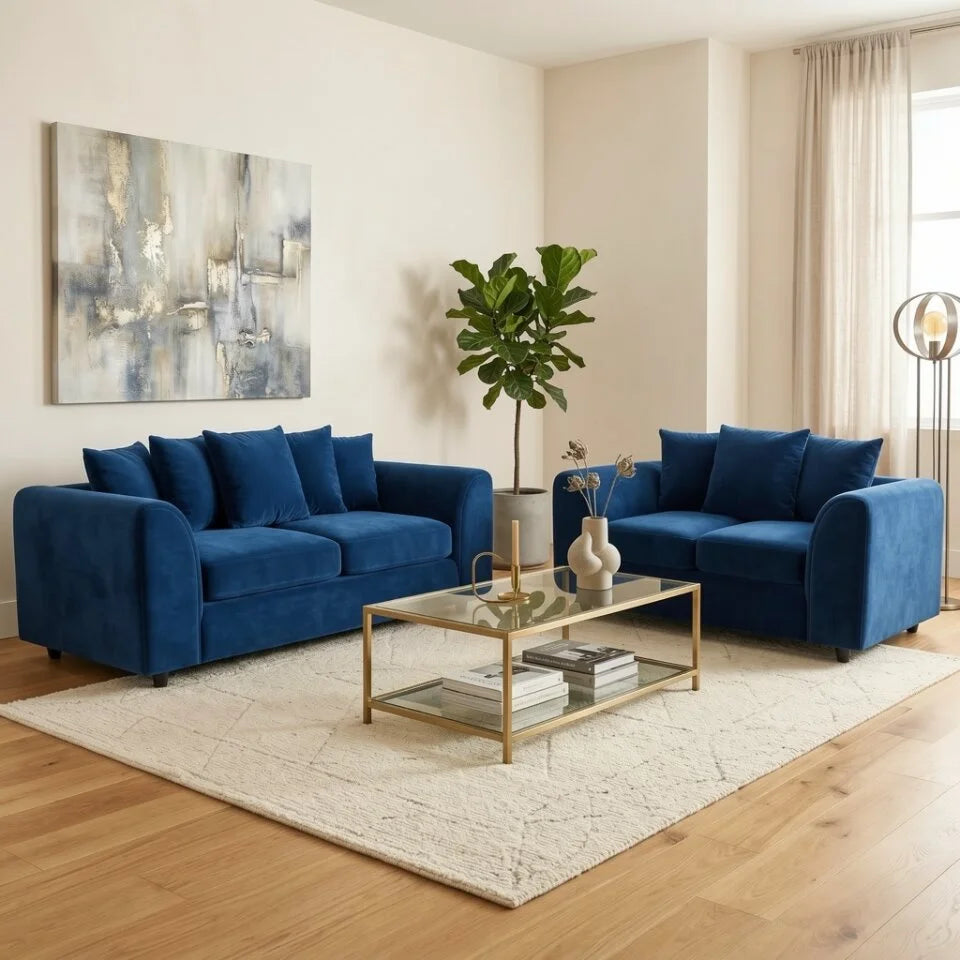 3 + 2 seater midnight blue