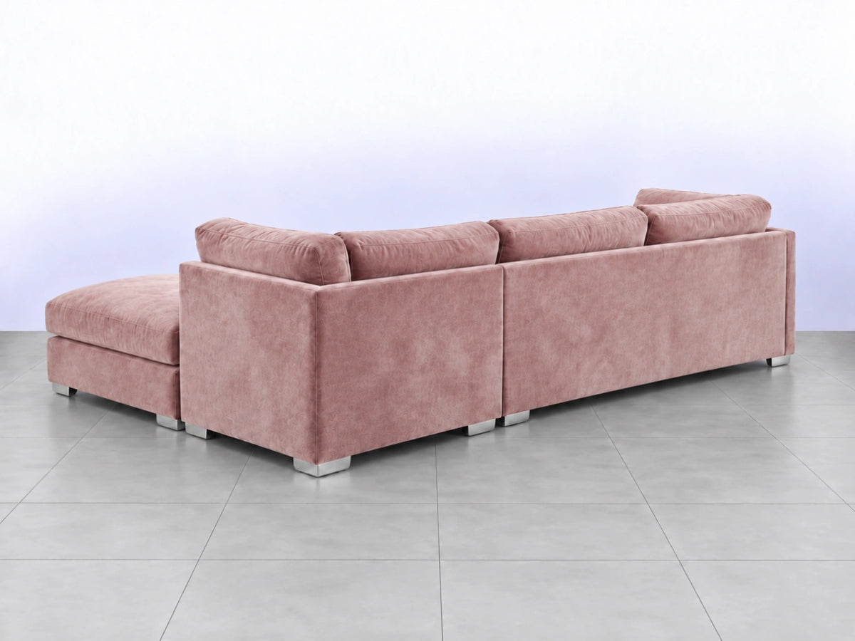 Pink U-shaped cushion from Gamzo Outlet, soft and comfortable support for neck or back.