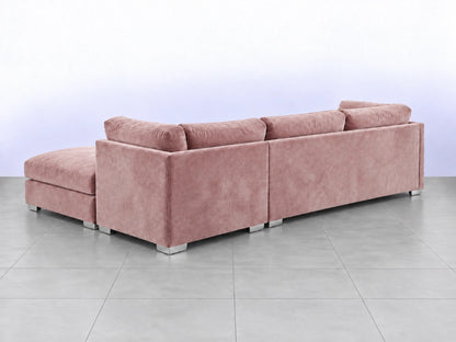 Pink U-shaped cushion from Gamzo Outlet, soft and comfortable support for neck or back.
