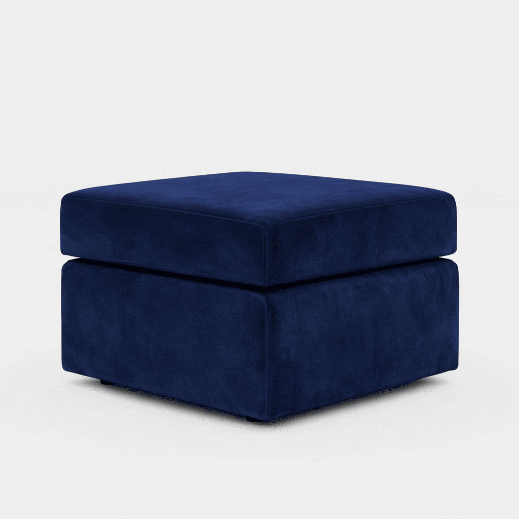 Plush Fabric Footstool