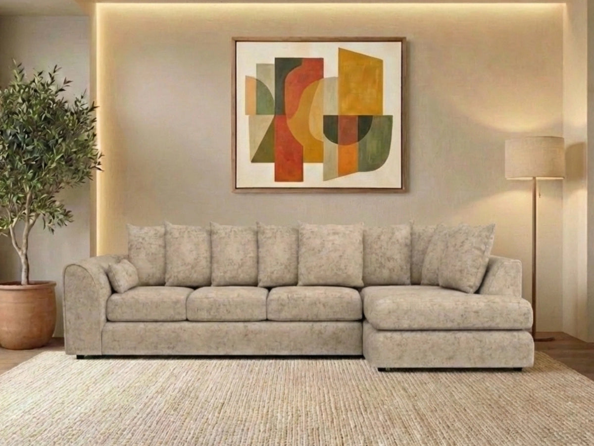 XL Right Hand Facing Beige