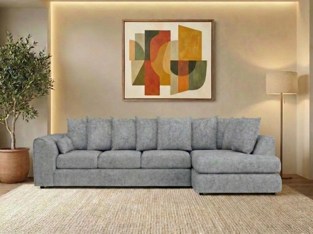 XL Right Hand Facing Light Grey