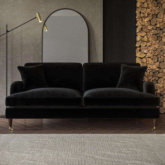 3 Seater Black