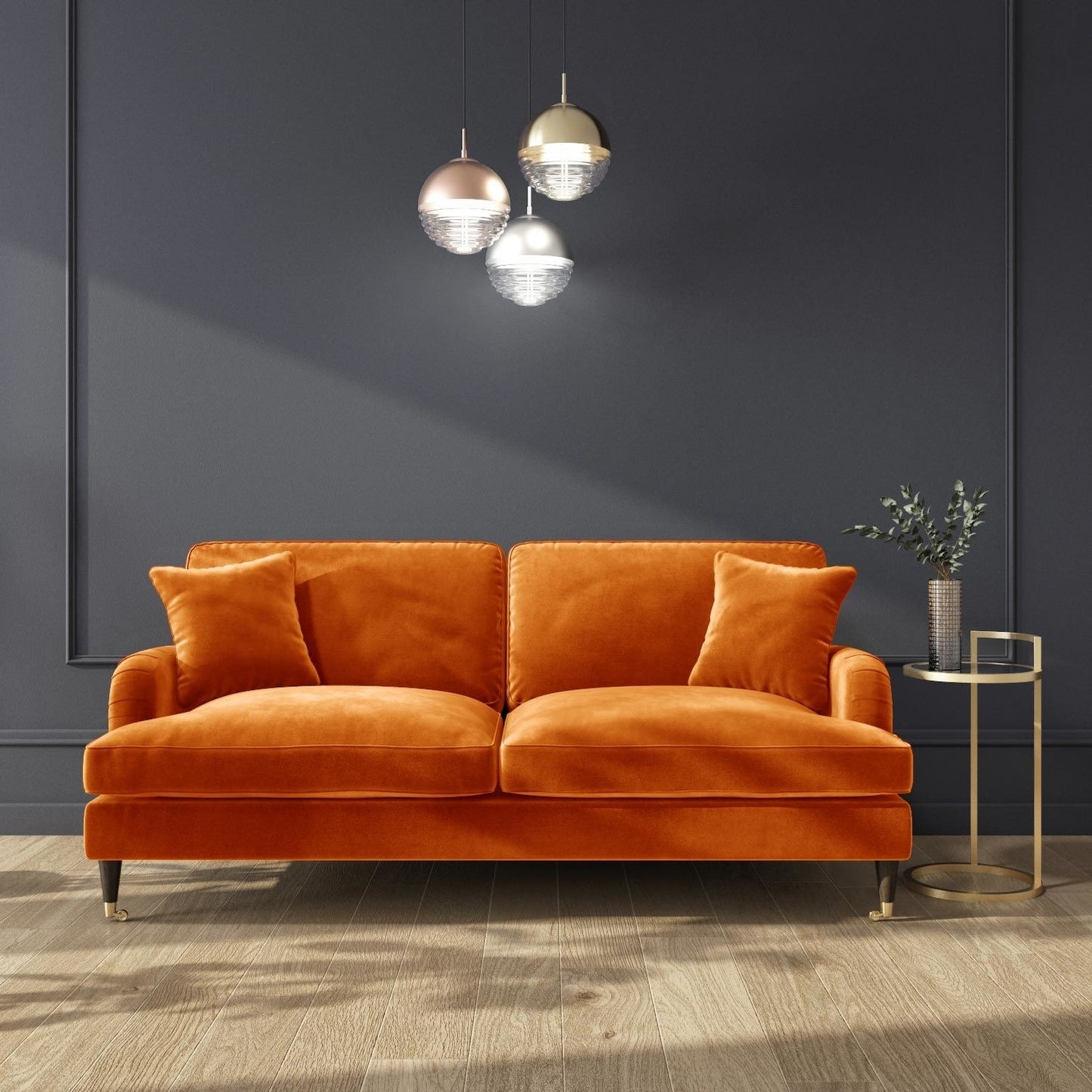 Payton Velvet Sofa - Gamzo Outlet