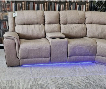 Model H Electric Recliner Corner Sofa - Gamzo Outlet