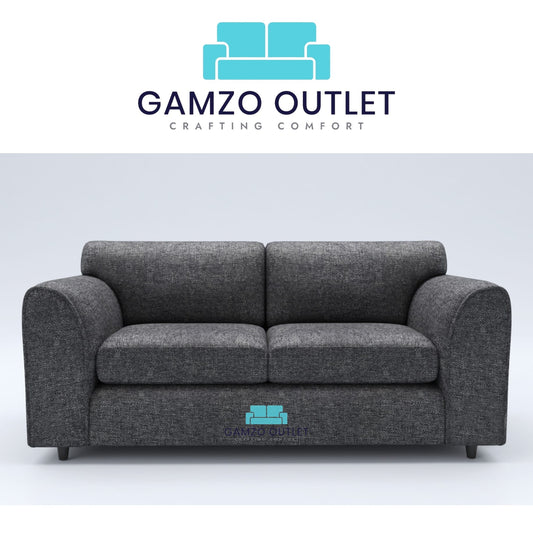 Lisbon Fabric 3 Seater Full Back Sofa
