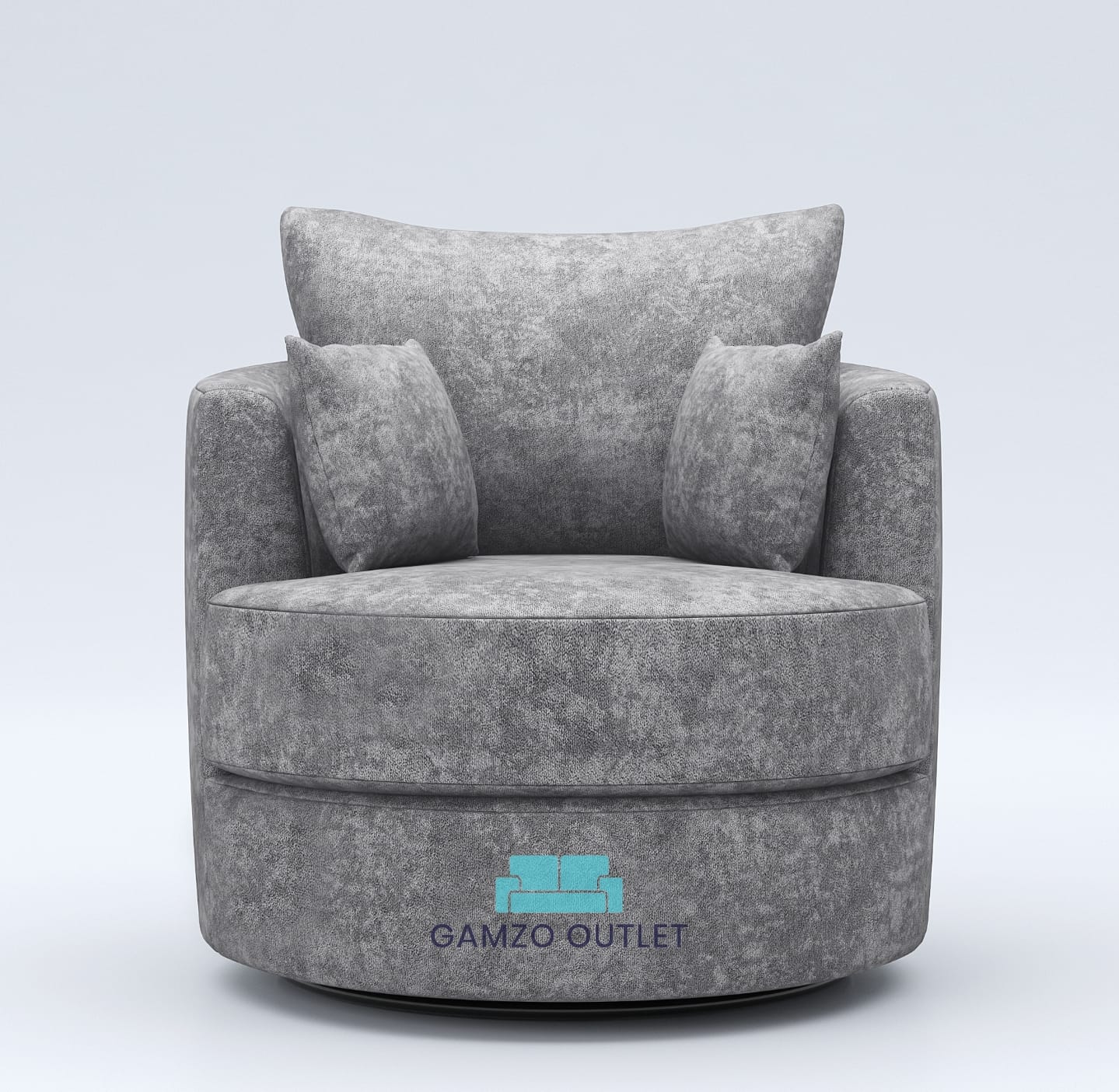 Alaska Fabric Swivel Chair
