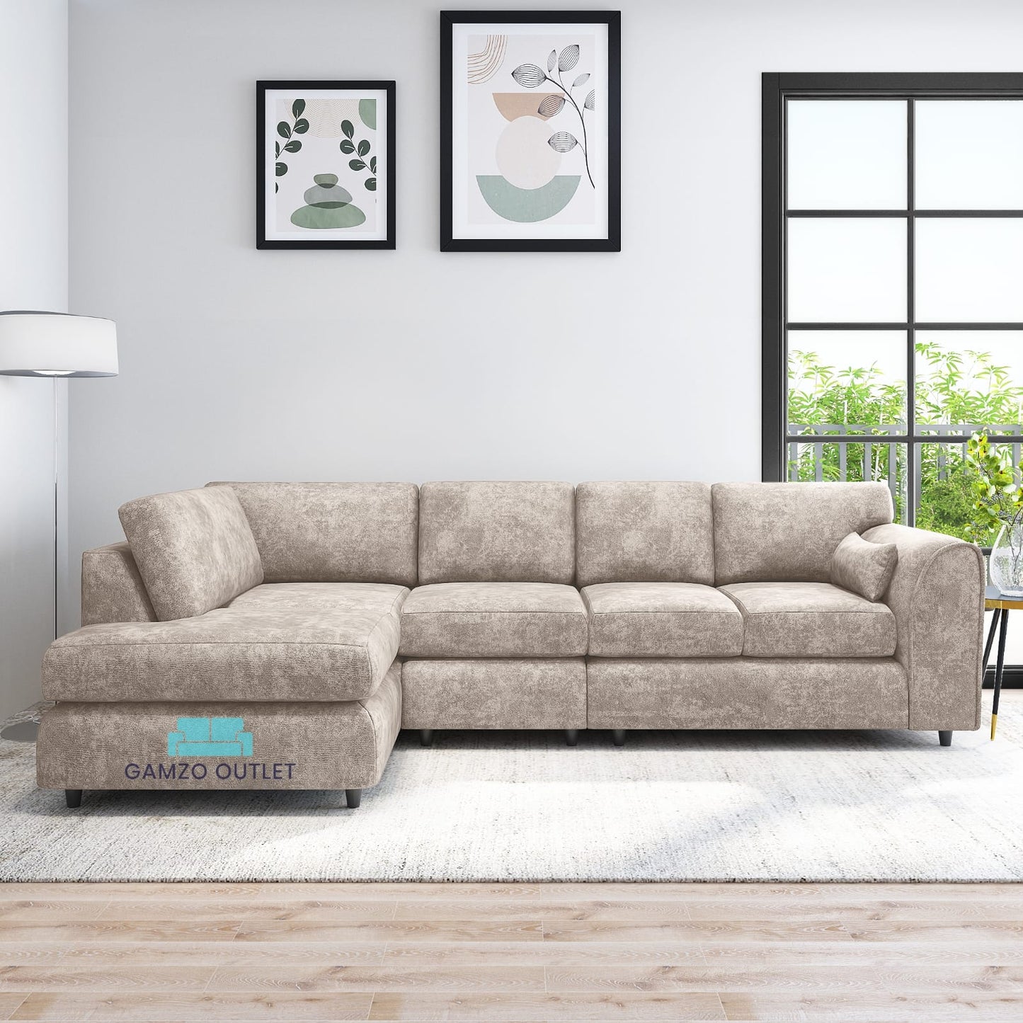 Alaska Full Back XL L Shape Sofa