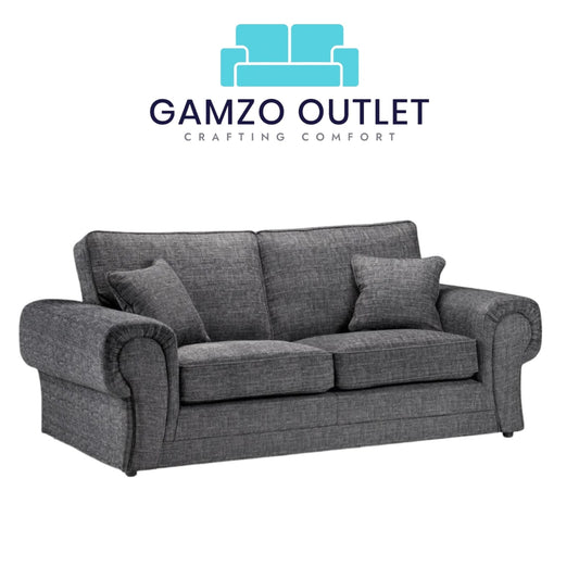 Wilcot Fabric  3 Seater  Full Back  Sofa