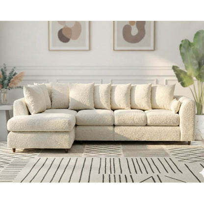 Boucle Scatter Back X L L-Shape Sofa - Gamzo Outlet