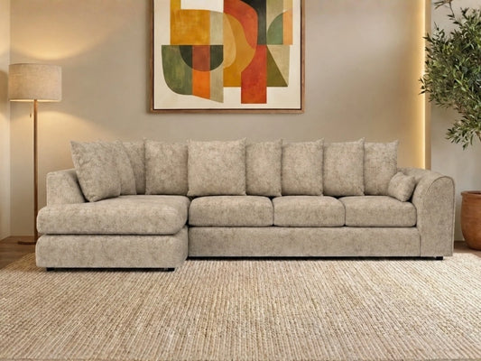 XL Left Hand Facing Beige