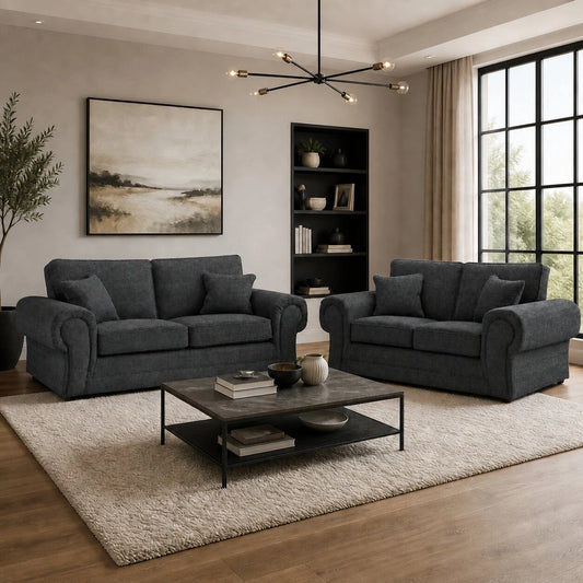 3 Seater Dark grey