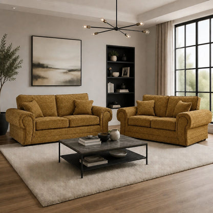 3 Seater Mustard