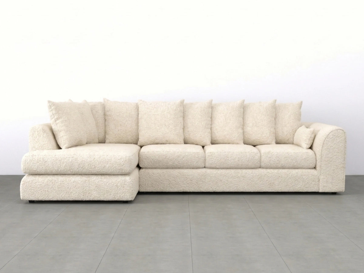 XL Left Hand Facing Ivory