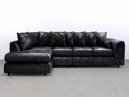 XL Left Hand Facing Midnight Black