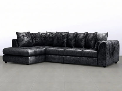 XL Left Hand Facing Midnight Black