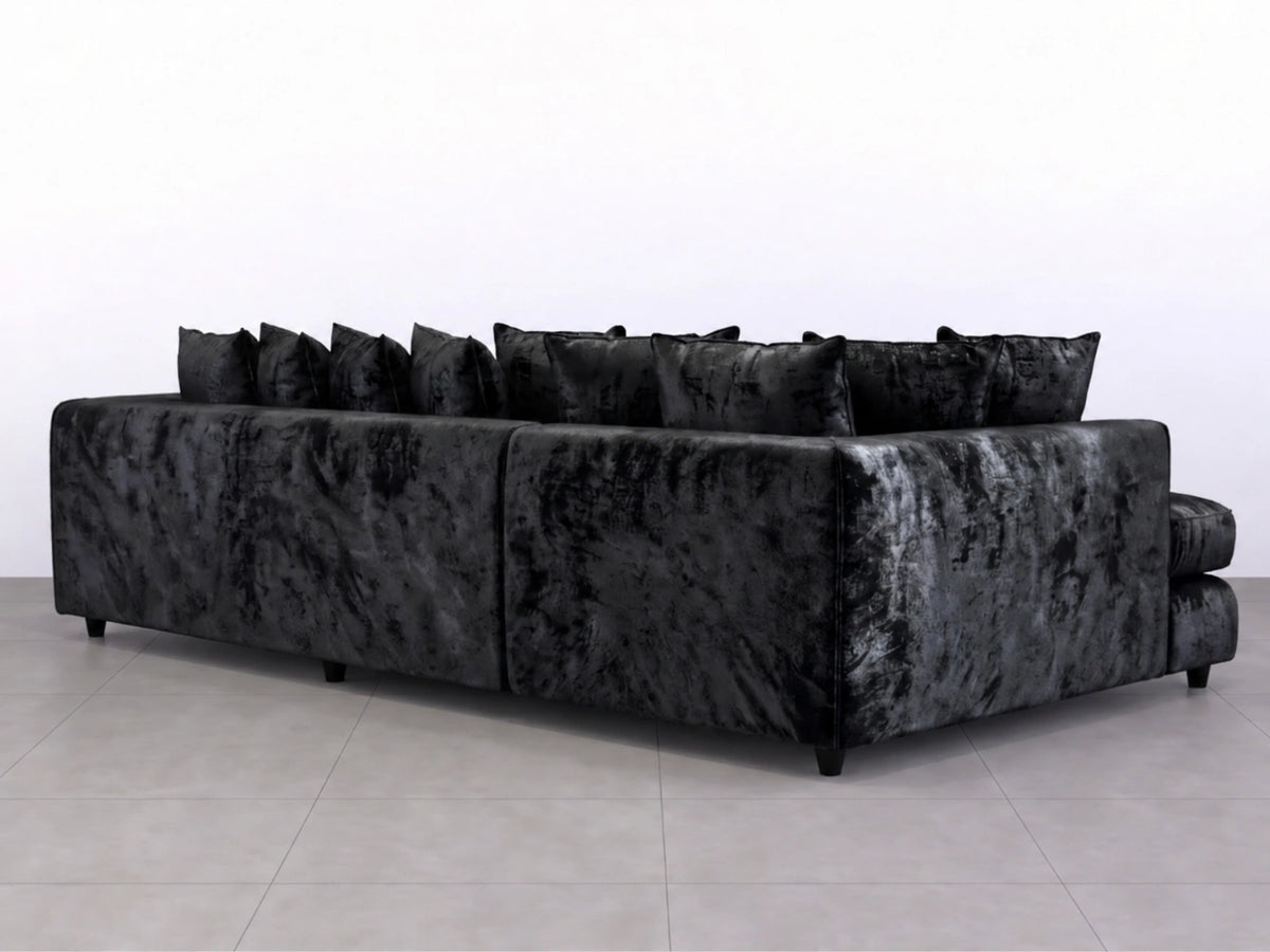 XL Left Hand Facing Midnight Black