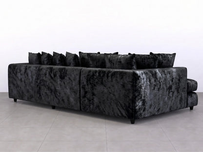 XL Left Hand Facing Midnight Black