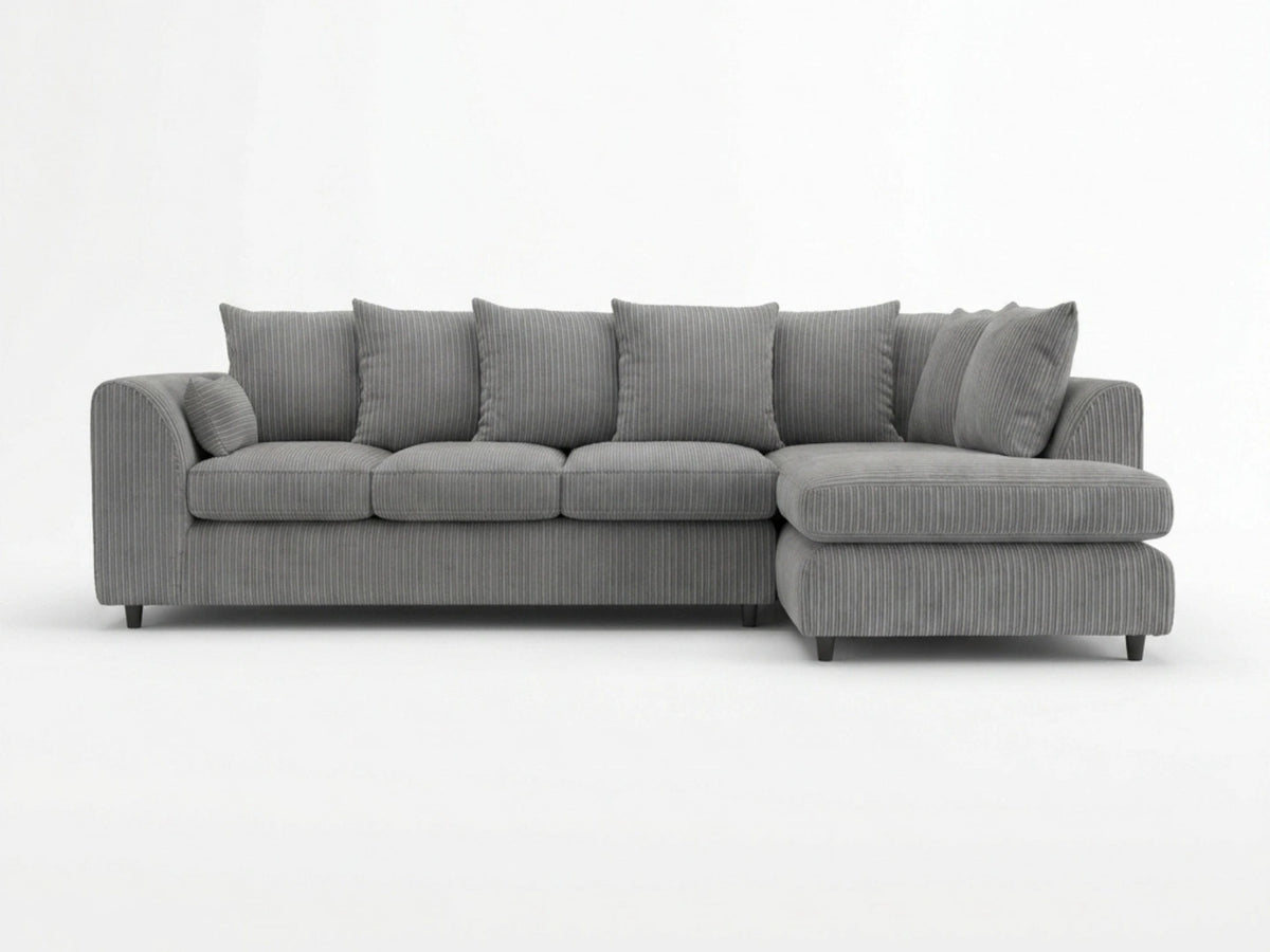 XL Right Hand Facing Charcoal Grey
