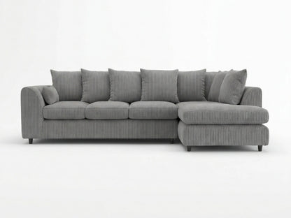 XL Right Hand Facing Charcoal Grey