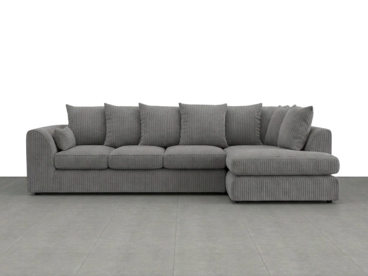 XL Right Hand Facing Charcoal Grey