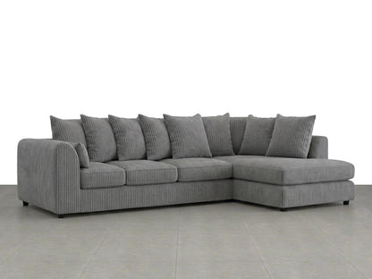 XL Right Hand Facing Charcoal Grey