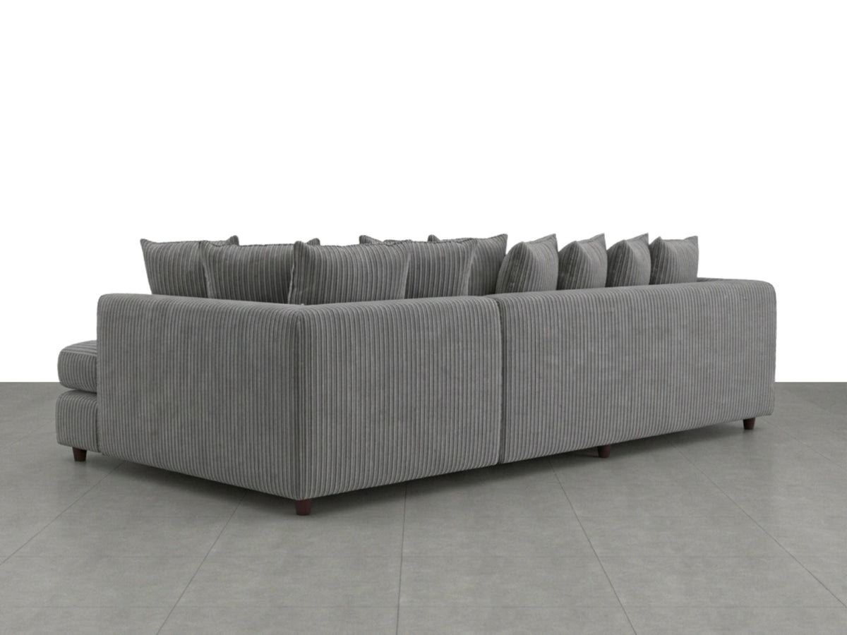 XL Right Hand Facing Charcoal Grey