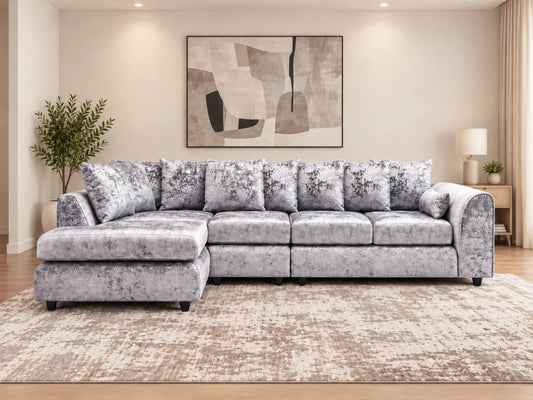 XL Left Hand Facing Silver Elegance