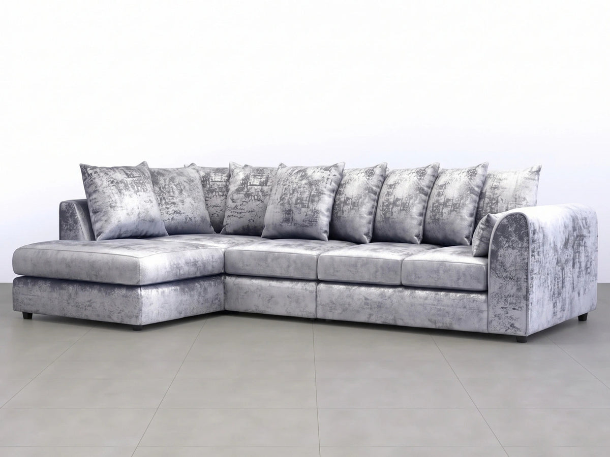 XL Left Hand Facing Silver Elegance