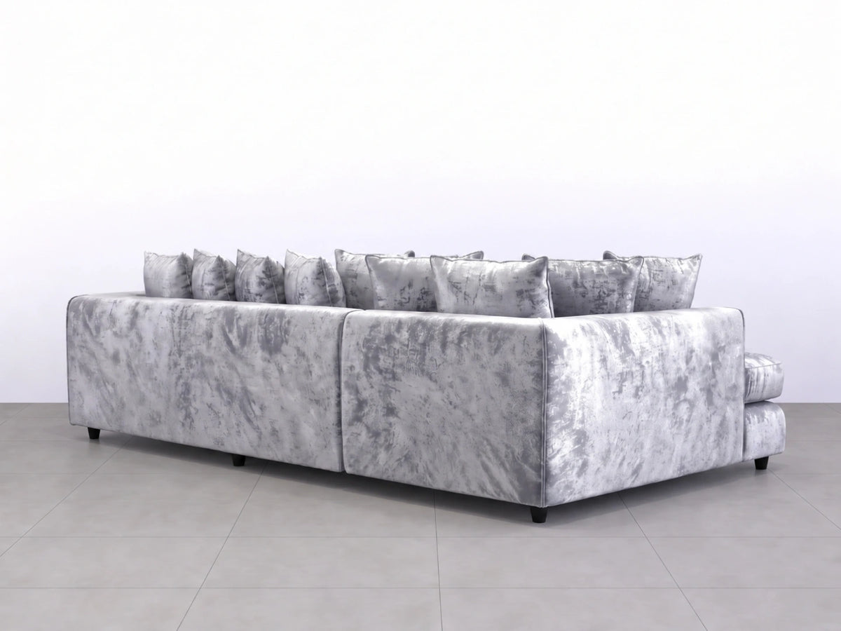 XL Left Hand Facing Silver Elegance