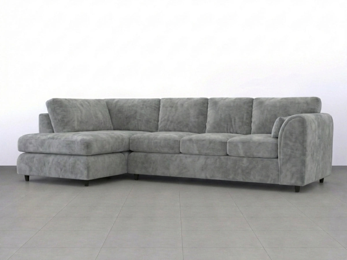 XL Left Hand Facing Light Grey