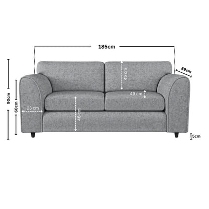 3 Seater light grey