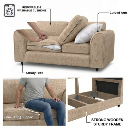 3 Seater beige