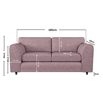 3 Seater pink