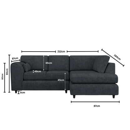 Right Hand Facing Dark Grey