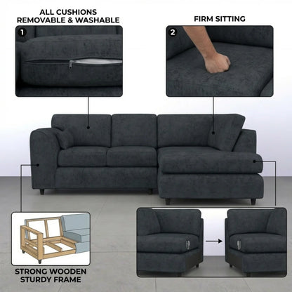 Right Hand Facing Dark Grey