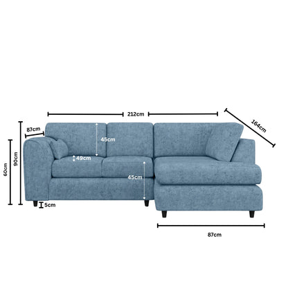 Right Hand Facing Sky Blue