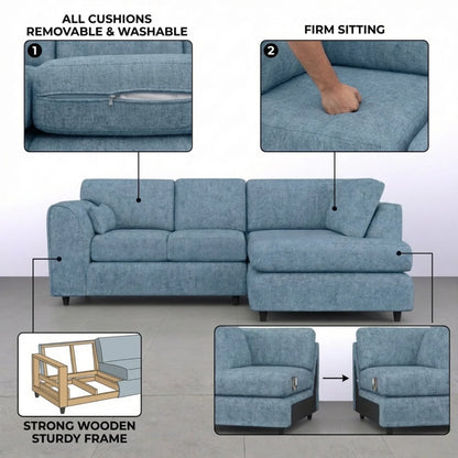 Right Hand Facing Sky Blue