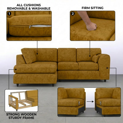 Left Hand Facing Mustard