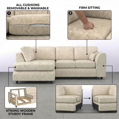 Left Hand Facing Cream