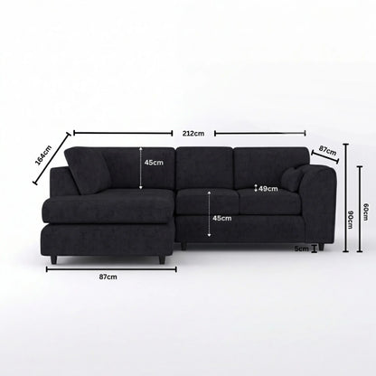 Left Hand Facing Black