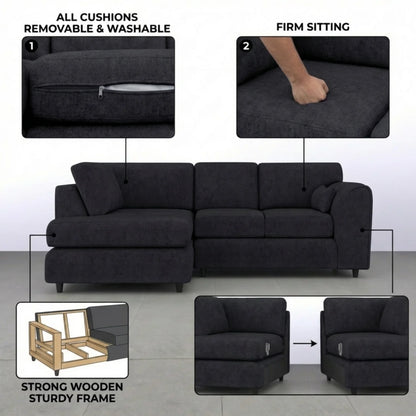 Left Hand Facing Black