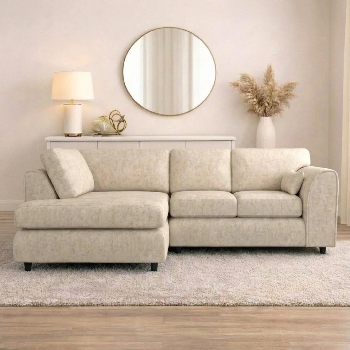 Left Hand Facing Cream